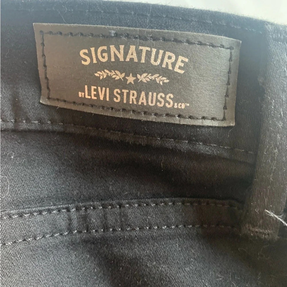 👖Signature by Levi Strauss  & Co Black Jeans - Men's W30 L32 👖 - Picture 3 of 6